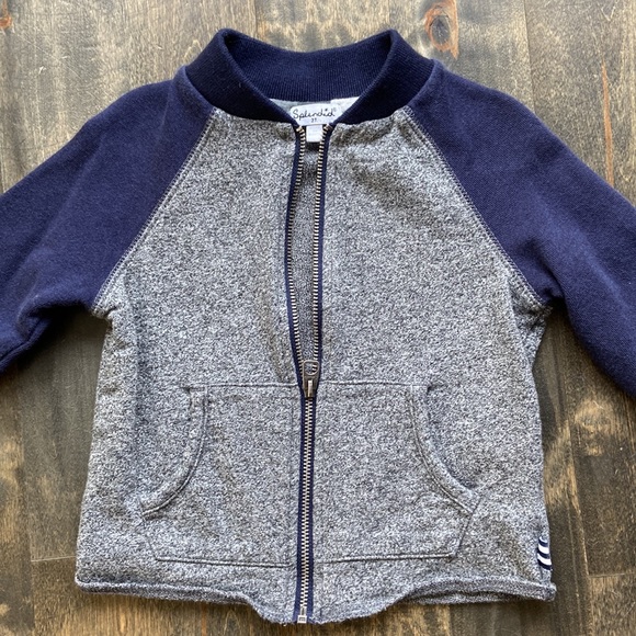 Splendid French Terry Bomber Jacket - Picture 3 of 5